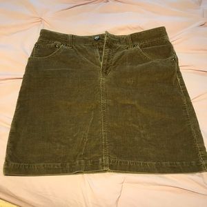 Gap corduroy skirt